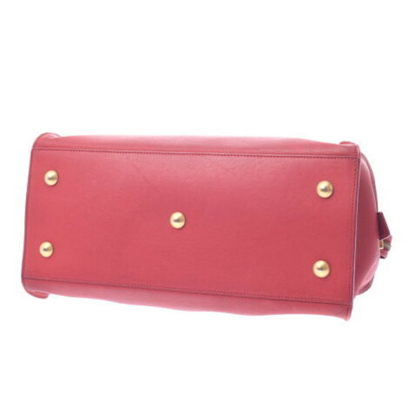 SAINT LAURENT Petit Cabas bag red calf handbag - Picture 5 of 12